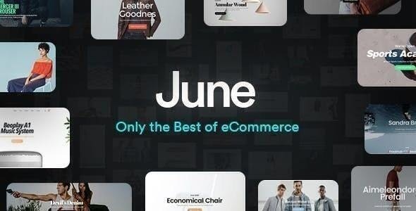 June (v2.3) WooCommerce WordPress主题 - 多功能响应式电子商务主题
