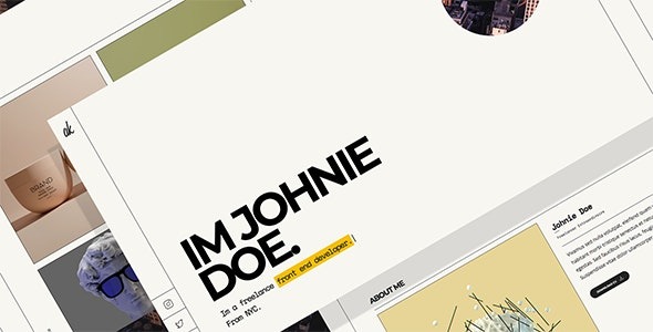 Akordian v1.2 Portfolio Personal WordPress Theme - 个人作品集展示主题