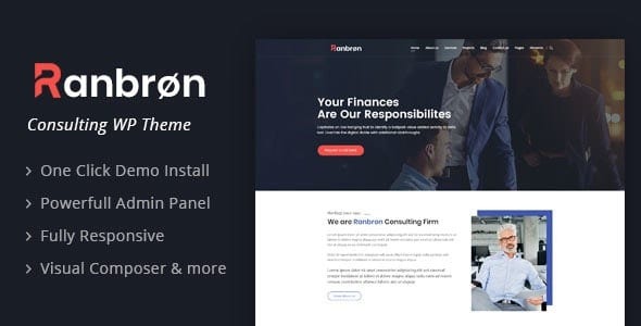 Ranbron (v3.2) 商业与咨询WordPress主题