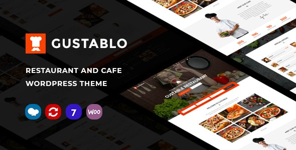 Gustablo (v1.26) 餐厅和咖啡馆响应式WordPress主题