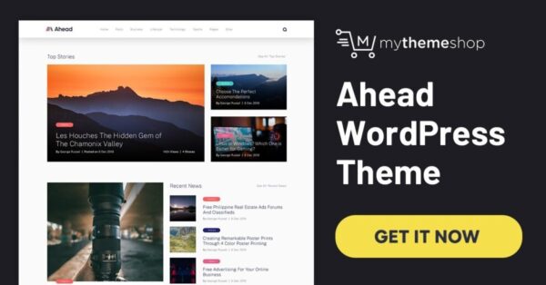 MyThemeShop Ahead (v1.0.12) WordPress主题 - 多功能响应式网站模板