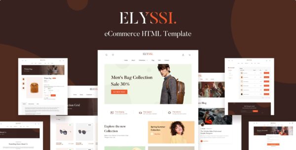 v3.0.0 Elyssi，一款精美的Tailwind CSS电子商务模板