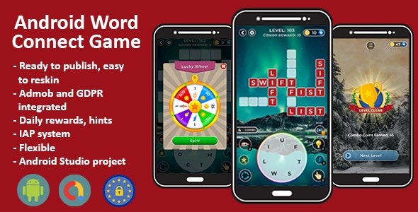 Word Connect Android Game - 2023年10月10日发布的安卓单词连接游戏
