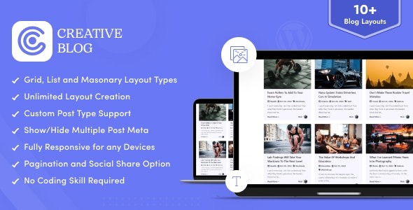 Creative Blog Designer Bundle for WordPress v.1.0.1 - 创意博客设计套装