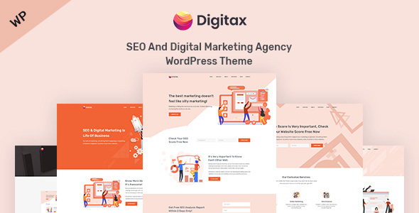 Digitax (v1.1.5) SEO和数字营销机构WordPress主题