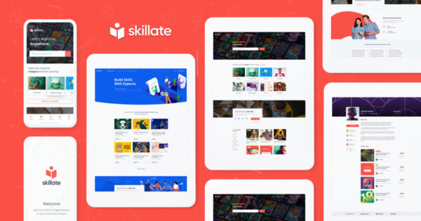 Skillate v1.3.2 WordPress在线学习主题 - 专业教育网站模板