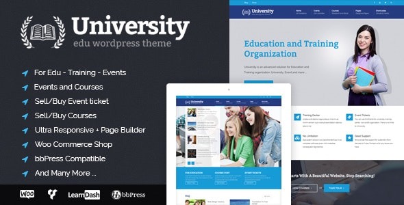 University (v2.1.5) 教育、活动和课程主题 - 专为学术机构设计的WordPress主题