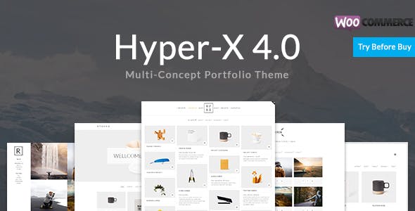 HyperX v4.9.9.4 响应式WordPress作品集主题 - 自由职业者和代理机构的理想选择