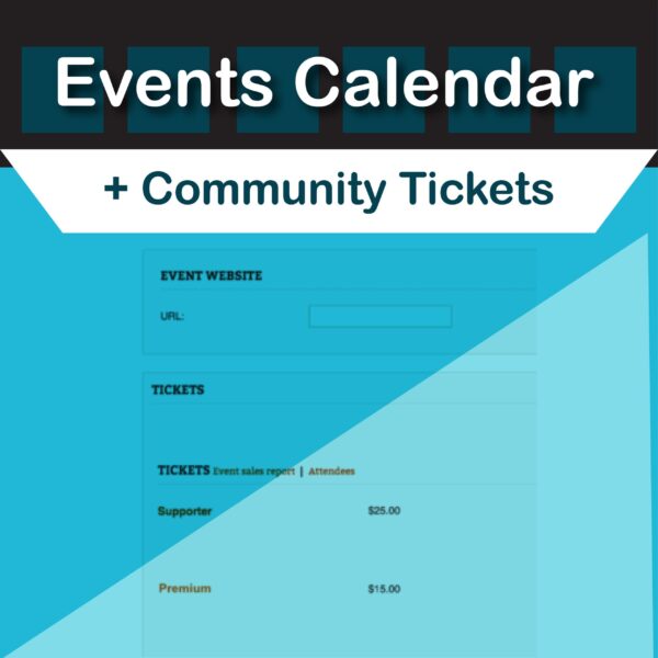 The Events Calendar Pro Community Tickets Addon v4.9.6 WordPress活动门票增强插件