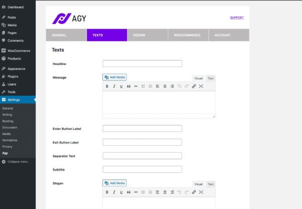 Agy Premium v4.3.5 - 响应式WordPress主题，适用于博客和商业网站