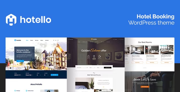Hotello v.1.4.3 酒店预订WordPress主题 - 专业酒店预订网站解决方案