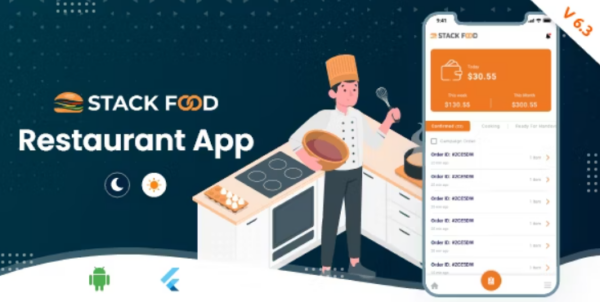 StackFood Multi Restaurant v7.6 多餐厅在线订餐应用