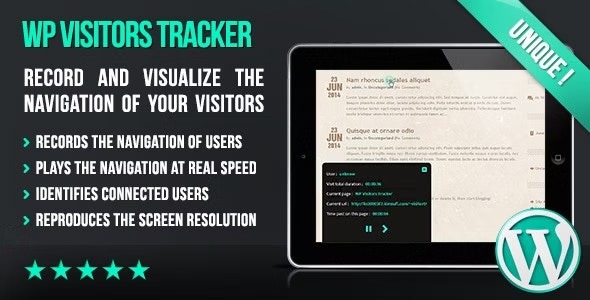 WP Visitors Tracker v2.3 - WordPress访客追踪插件，实时监控网站访问者活动