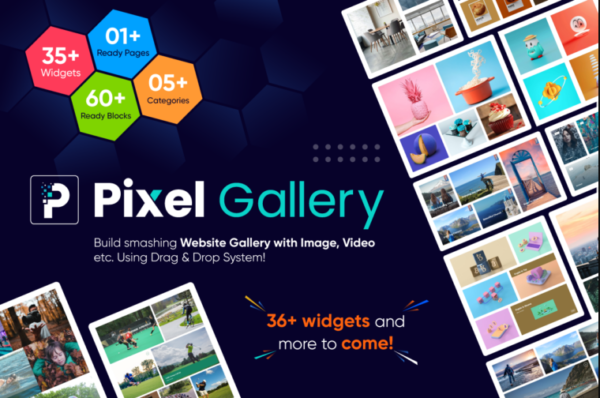 Pixel Gallery Pro (v1.4.3) - 专业像素风格相册WordPress主题插件