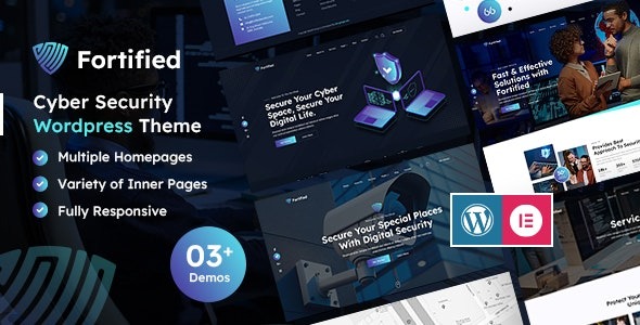 Fortified (v1.0) IT & Cyber Security WordPress主题 - IT与网络安全WordPress主题