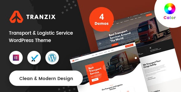 Tranzix (v1.0.1) 物流与运输WordPress主题 - 高效运输行业网站解决方案