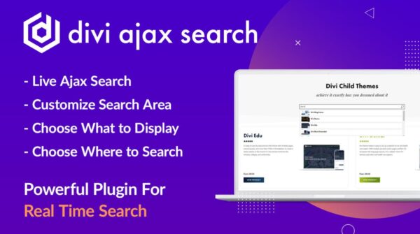Divi Ajax Search v1.1.3 - 强大的Divi主题Ajax搜索插件