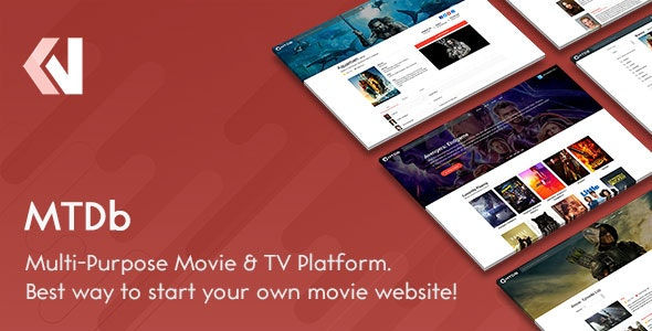 MTDb (v4.0.5) Ultimate Movie&TV Database - 终极影视数据库WordPress主题