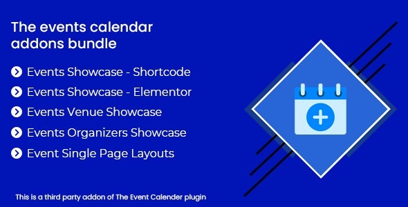 The events calendar addons bundle v1.0 - 活动日历插件扩展包