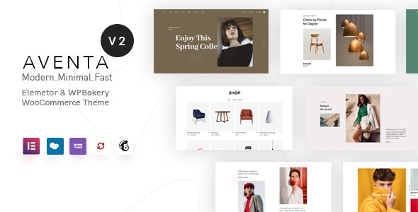 Aventa (v2.9.9) 极简WooCommerce主题 - 现代电商设计解决方案