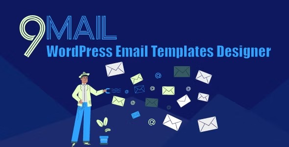 9MAIL WordPress Email Templates Designer v1.0.4 - WordPress电子邮件模板设计器