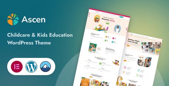 Ascen v1.0.0 儿童保育与幼儿教育WordPress主题