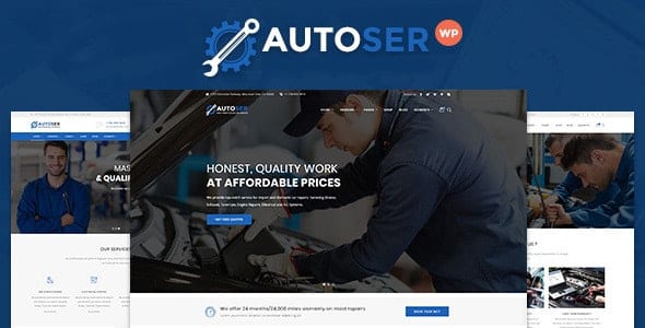 Autoser v1.1.1 汽车维修与保养服务WordPress主题