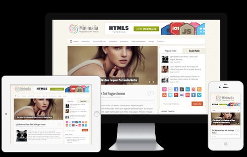 MyThemeShop Minimalia WordPress主题 v1.3.1 - 极简风格响应式设计