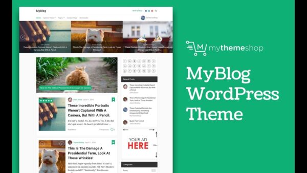 MyThemeShop MyBlog WordPress主题 v1.2.9 - 专业博客网站设计模板