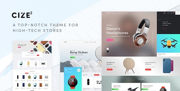 Cize (v1.1.1) 电子产品商店WooCommerce主题 - 高科技店铺首选