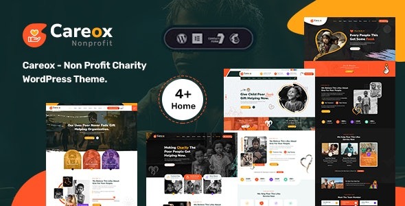Careox v1.0.0 非营利慈善机构WordPress主题 - 为慈善组织打造的专业网站解决方案
