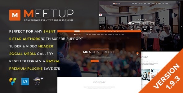 Meetup (v1.9.1) 会议活动WordPress主题