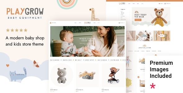 PlayGrow (v1.1) 婴儿商店和儿童用品店主题