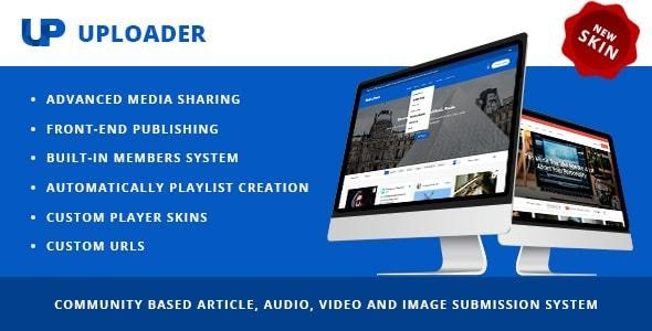 Uploader (v2.3.3) 高级媒体分享主题