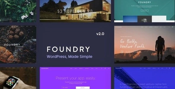 Foundry (v2.1.9) 多功能多概念WordPress主题