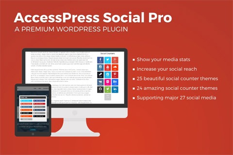 AccessPress Social Pro (v2.2.1) WordPress插件 - 强大的社交媒体分享与管理工具