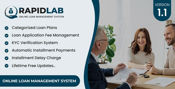 RapidLab v2.0 Online Loan Management System - 高效在线贷款管理系统