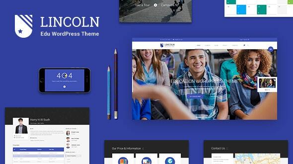 Lincoln (v4.3.1) 教育材料设计WordPress主题