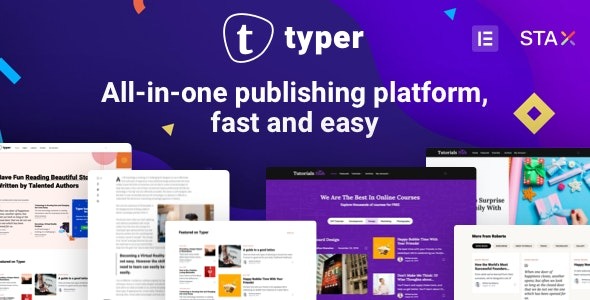 Typer (v1.20.0) 卓越博客与多作者发布主题