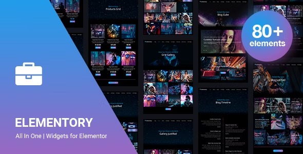 Elementory v4.0 - Elementor终极插件套装 [Active] - WordPress主题插件