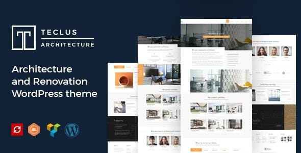 Teclus (v2.7) 建筑与翻新WordPress主题