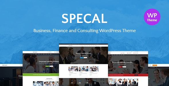 Specal (v1.8) Financial, Consulting WordPress Theme - 金融咨询企业WordPress主题