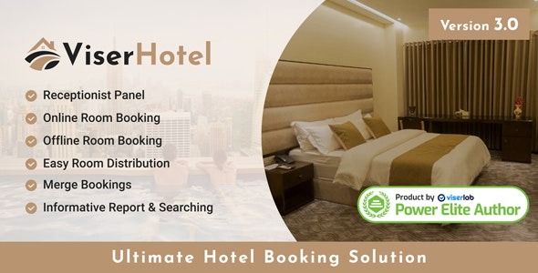 ViserHotel v3.0 Ultimate Hotel Booking Solution - 终极酒店预订解决方案