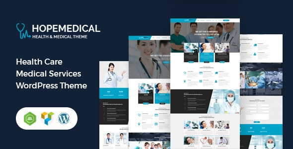 Hope Medical (v2.7) 医疗保健WordPress主题 - 专业健康与医疗网站设计