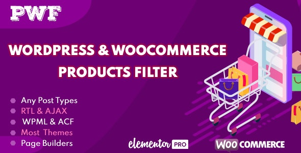 PWF WooCommerce Product Filters v2.0.0 - WooCommerce产品筛选插件