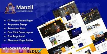 Manzil (v2.3) 建筑与施工WordPress主题 - 专业建筑公司网站模板
