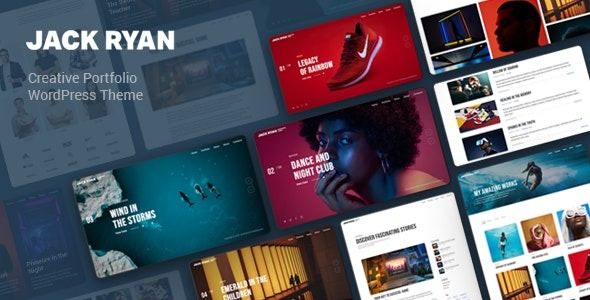 Jack Ryan (v1.0.2) 创意作品集WordPress主题