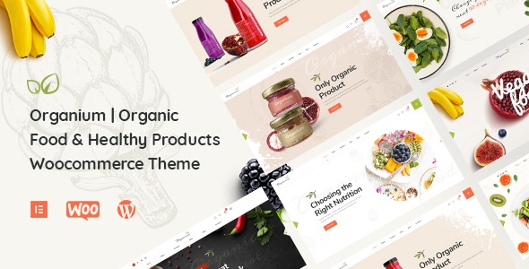 Organium v1.1.11 有机食品产品WordPress主题 - 健康食品商店网站模板