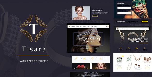 Tisara (v0.9.0) 珠宝WooCommerce主题 - 优雅设计与电商功能完美结合