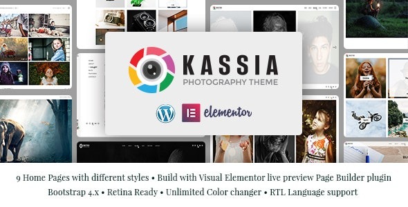 Kassia (v1.0) 摄影WordPress主题 - 专业摄影师网站模板